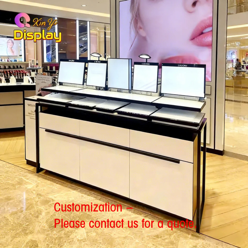 Luxury Skincare Shop - 맞춤형 고급 스킨케어 진열 가구 MDF