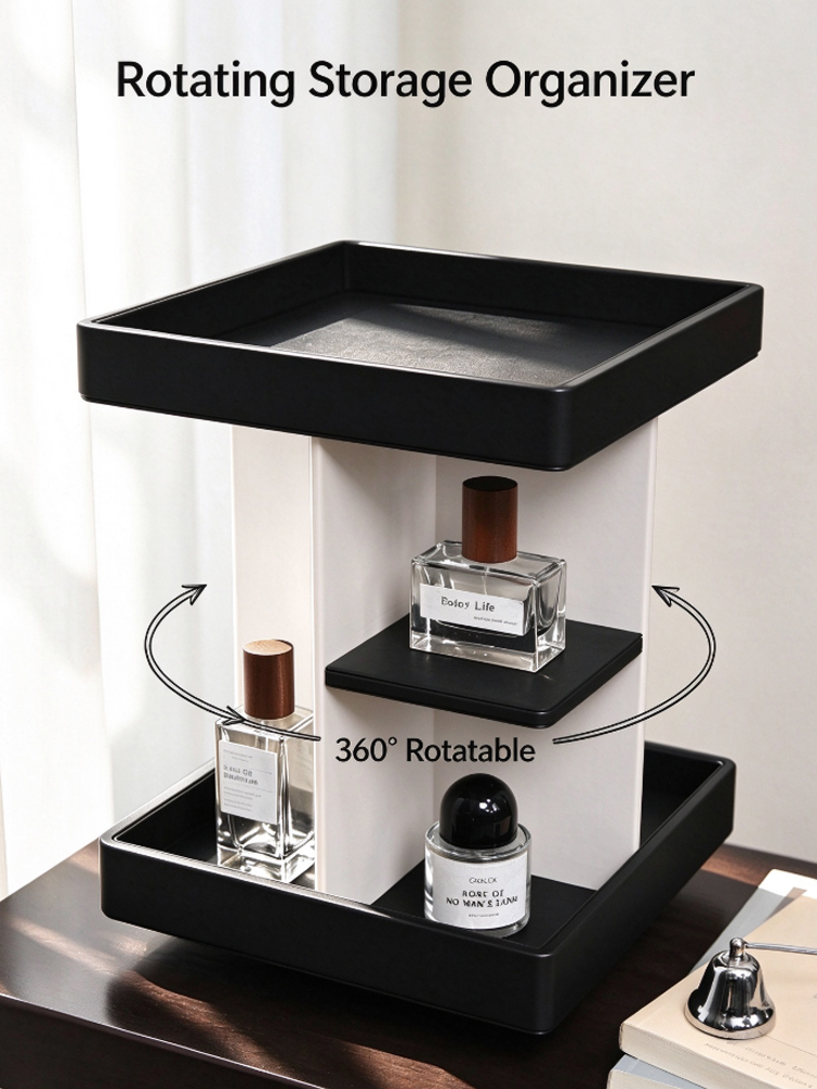 360 °   회전식 화장품 정리대, 다층 고급 화장품 - Luxury Skincare Tools 리뷰 및 가격