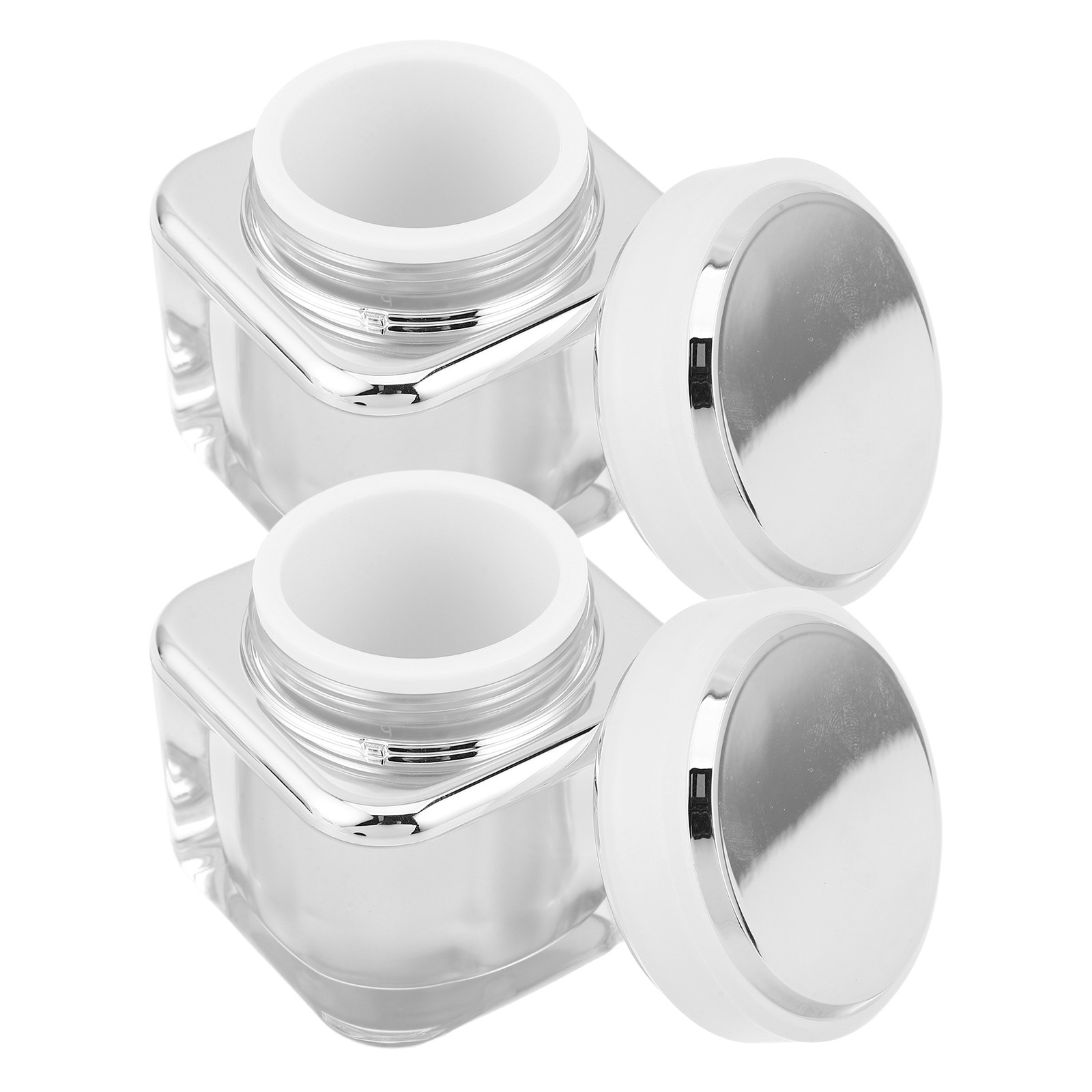 고급스러운 디자인의 50ml 용량 투명 유리 용기, 뷰 - Luxury Skincare Packaging 리뷰 및 가격