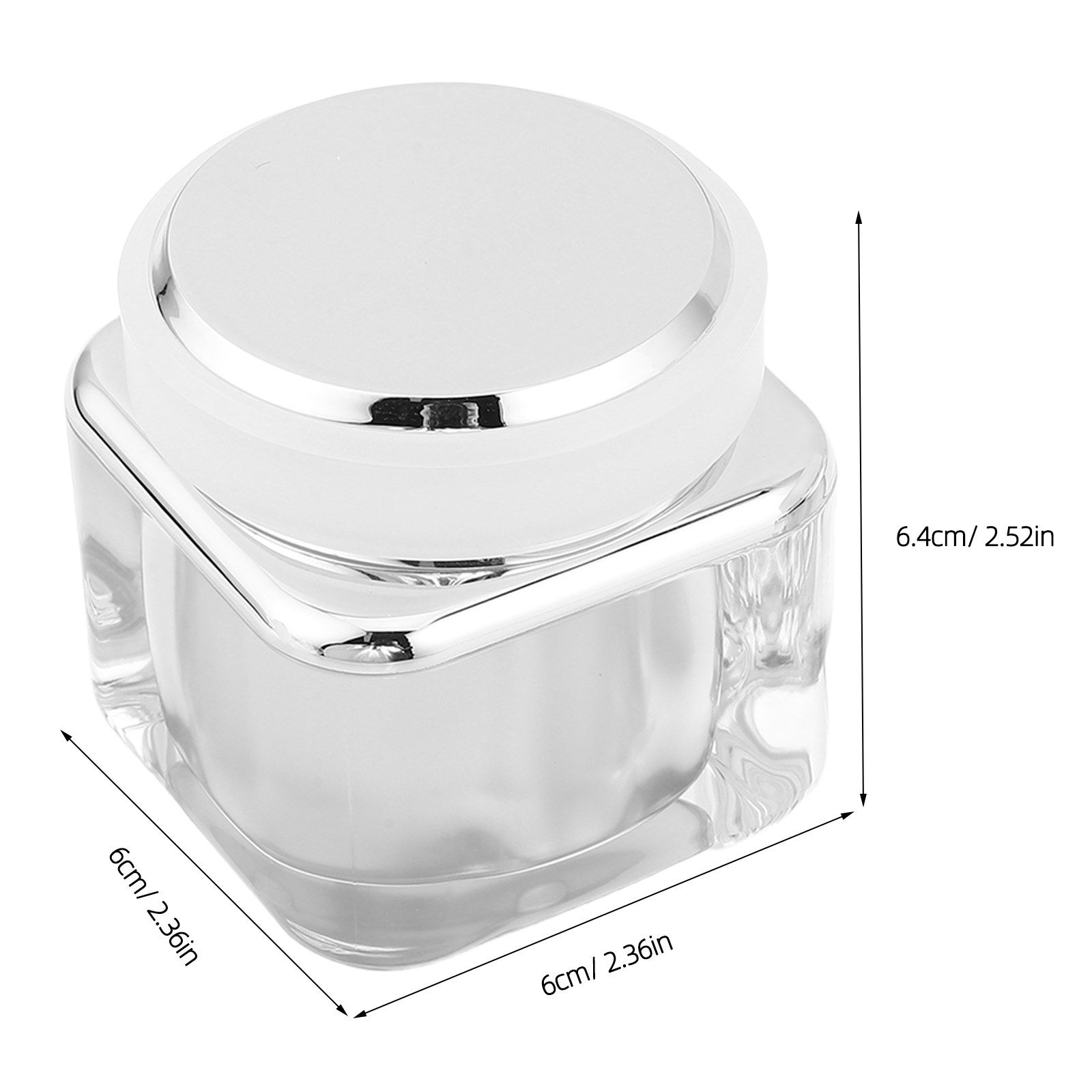 고급스러운 디자인의 50ml 용량 투명 유리 용기, 뷰 - Luxury Skincare Packaging 리뷰 및 가격