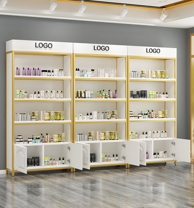 맞춤형 고급 스킨케어 살롱 네일 디스플레이 랙 화장품  - Luxury Skincare Shop 리뷰 및 가격